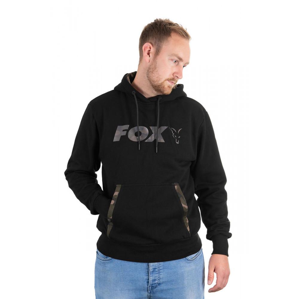 Fox Black / Camo Print Hoody - M (CFX062) 
