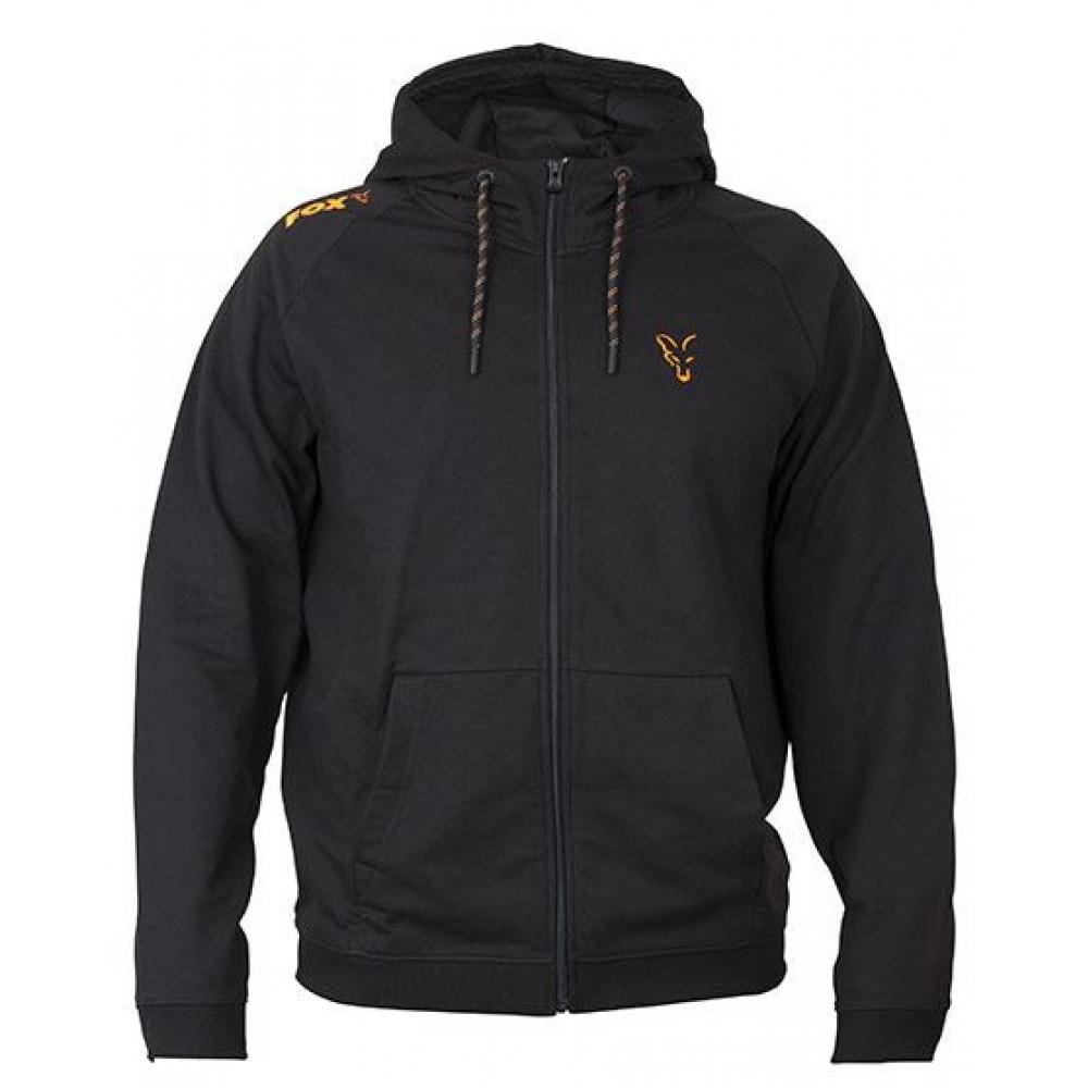 Fox collection Black / Orange LW hoodie - XXL (CCL029) 