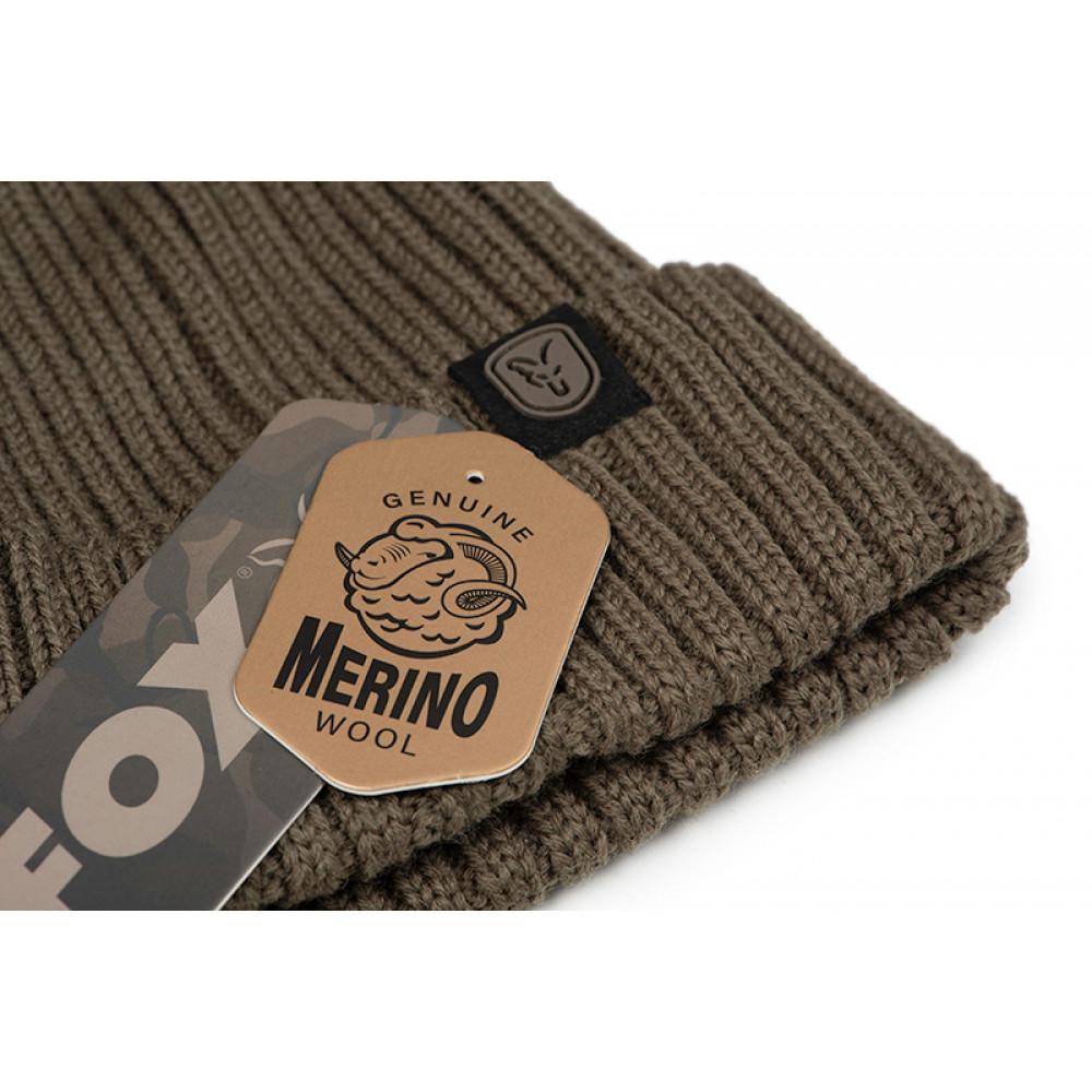 Fox Merino bobble olive (CHH013) 