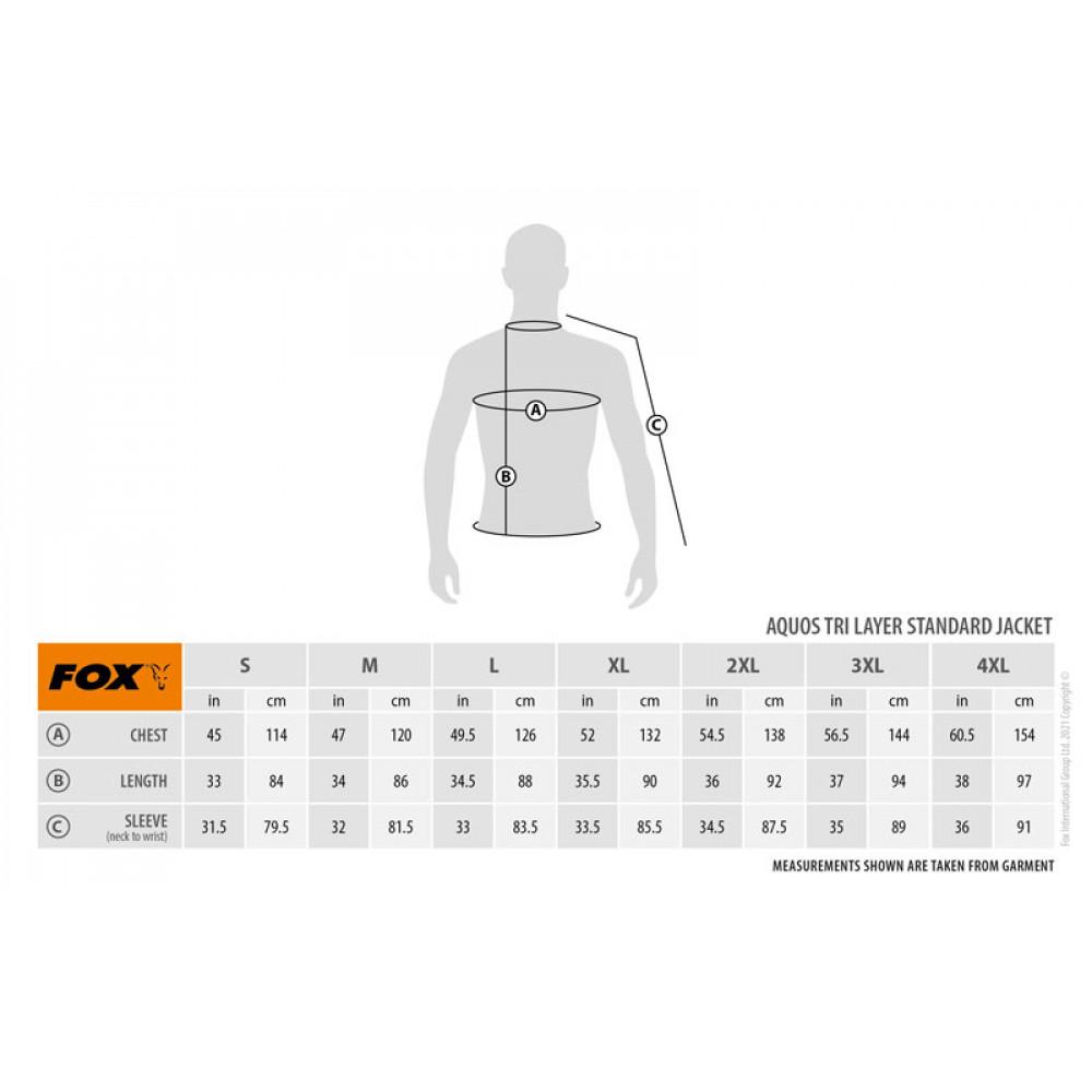 Fox Aquos Tri-Layer Std Jacket - M (CFX154) 