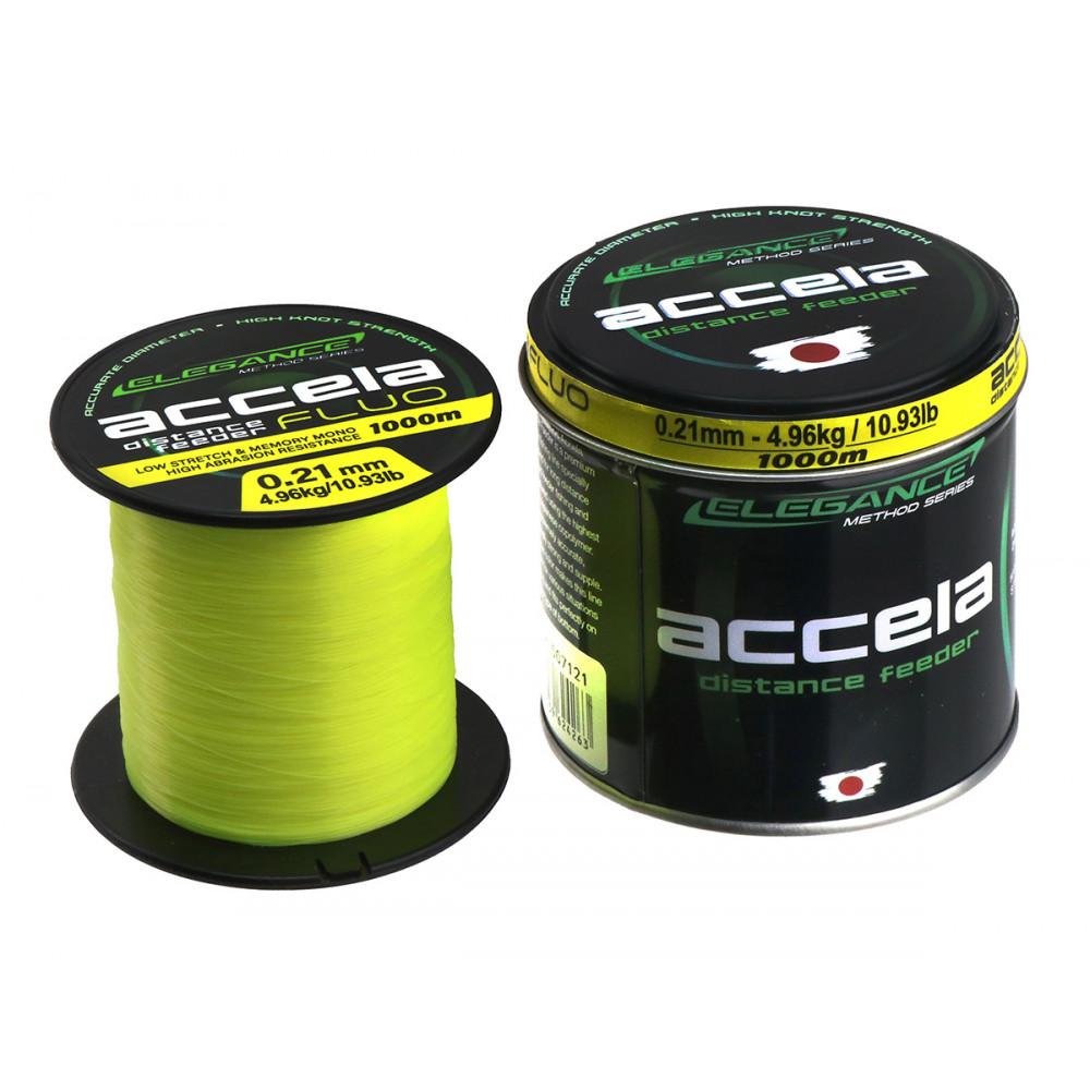 EM ACCELA DISTANCE FEEDER FLUO 1000m 0.21mm 
