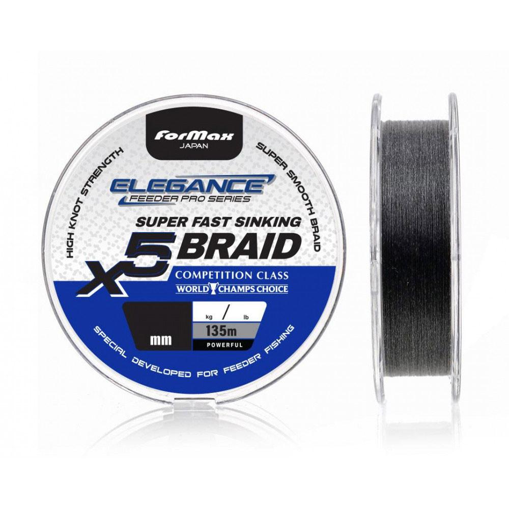 ELEGANCE FEEDER PRO FAST SINKING BRAID BLACK 135m 0.15mm 