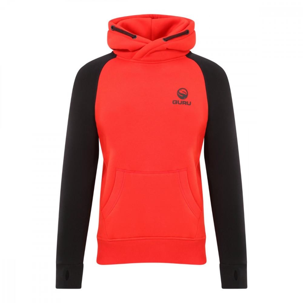 GURU HOODIE RED/BLACK L (GCL249) 