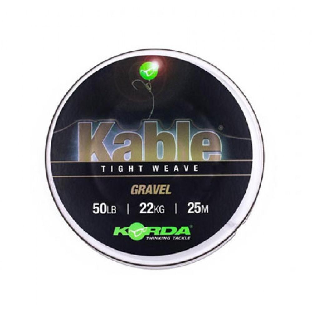 KABLE TIGHT WEAVE 50lb 25m GRAVEL (KAB005) 