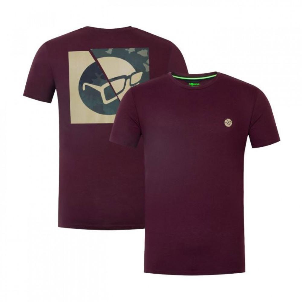 LE SPLIT TEE BURGUNDY XXL (KCL917) 