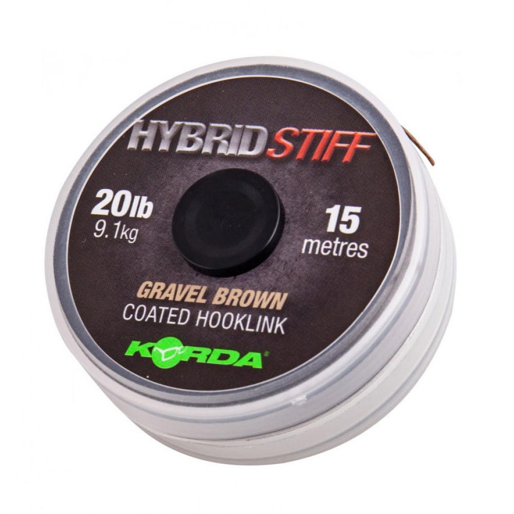 HYBRID STIFF GRAVEL BROWN 20lb 15m (KHY6) 