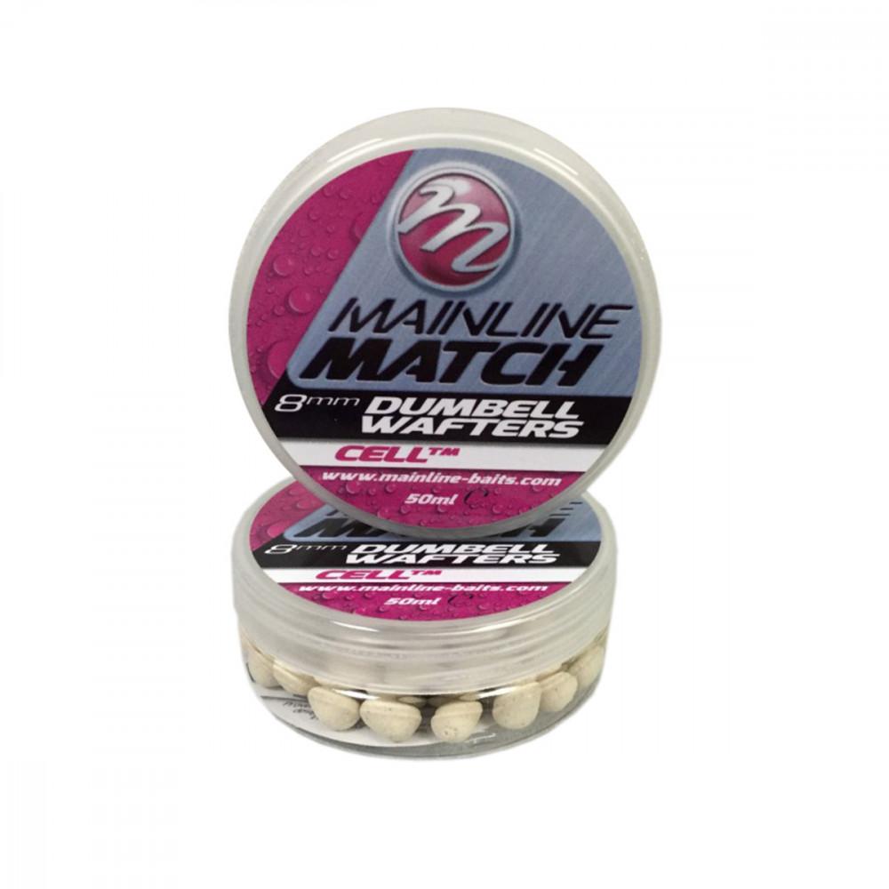 MATCH DUMBELL WAFTERS 10mm WHITE - CELL 10mm (MM3114) 