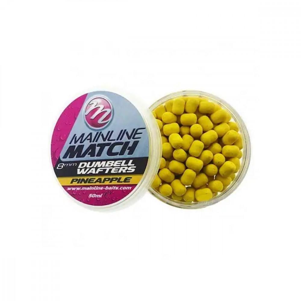 MATCH DUMBELL WAFTERS 10mm YELLOW - PINEAPPLE 10mm (MM3116) 