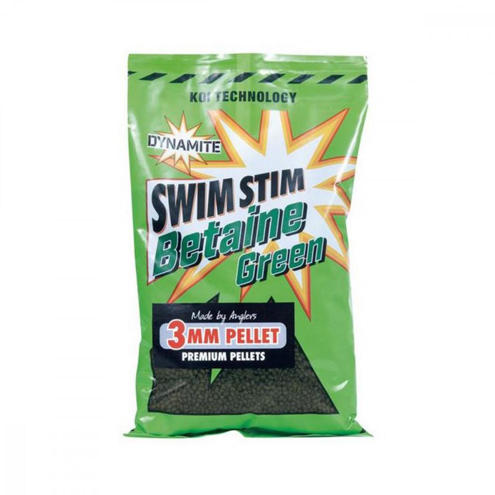 DYNAMITE BAITS Swim Stim Betaine Green Pellets 3mm 900g (DY100) 