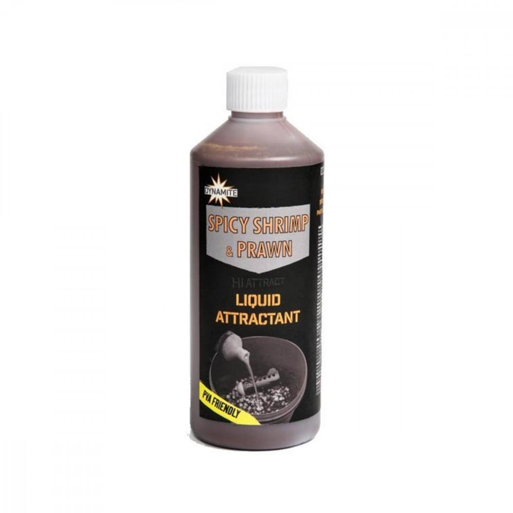 DYNAMITE BAITS Liquid Attractant - Spicy Shrimp & Prawn 500ml (DY1262) 