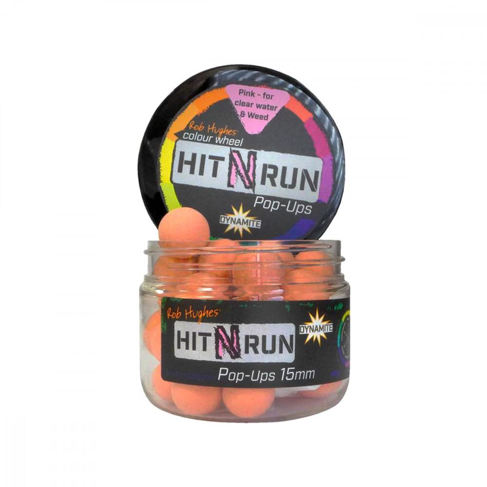 DYNAMITE BAITS Hit N Run 15mm Pop-up - Pastel Pink (DY1270) 