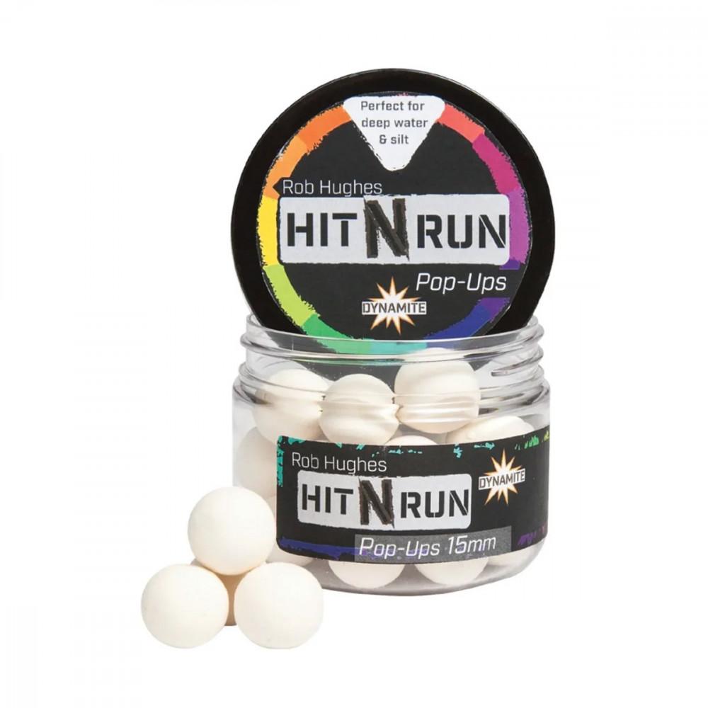 DYNAMITE BAITS Hit N Run 15mm Pop-up- Bright White (DY1272) 