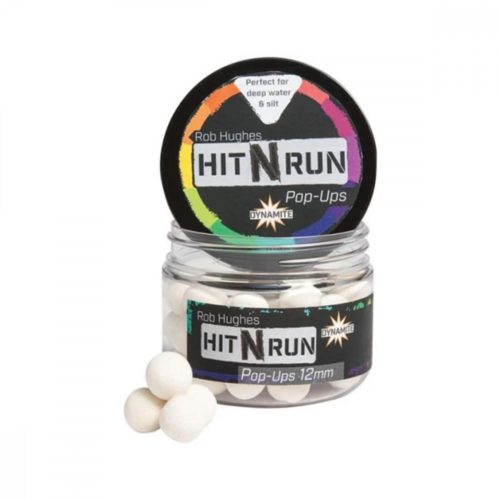 DYNAMITE BAITS Hit N Run 12mm Pop-up- Bright White (DY1275) 
