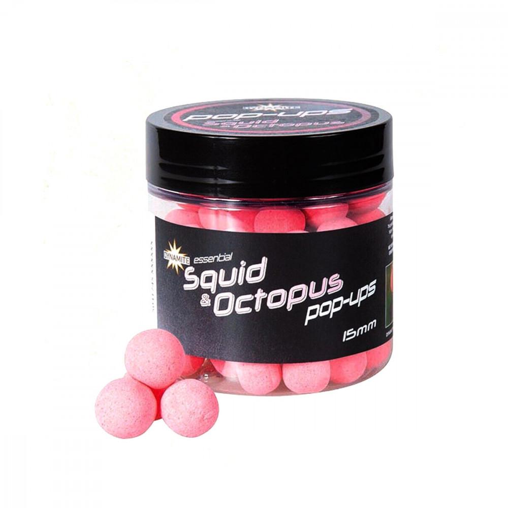 DYNAMITE BAITS Squid & Octopus Fluro Pop-Up 15mm (DY1611) 