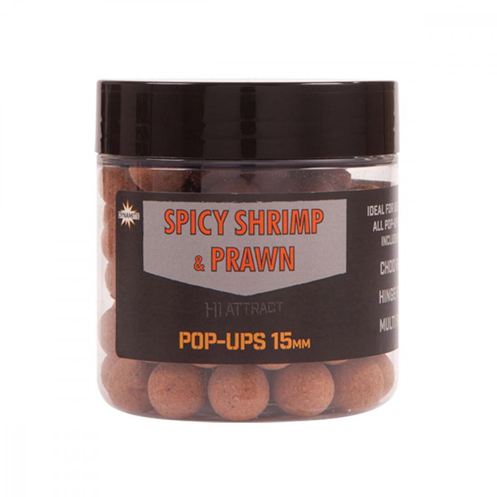 DYNAMITE BAITS Foodbait Pop-Up - Spicy Shrimp & Prawn - 15mm (DY976) 