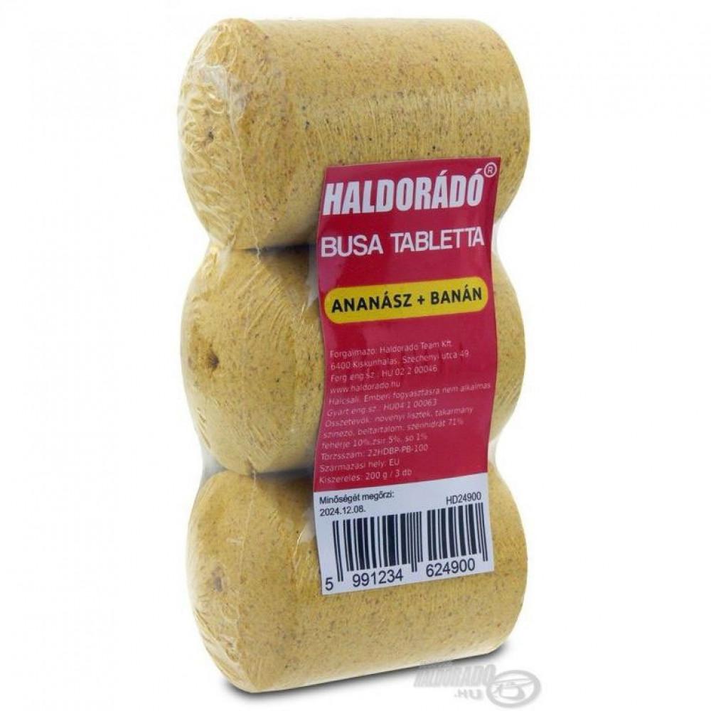 HALDORADO PLANKTON TABLETE ZA TOLSTOLOBIKA - ANANAS + BANANA 200g 3pcs 