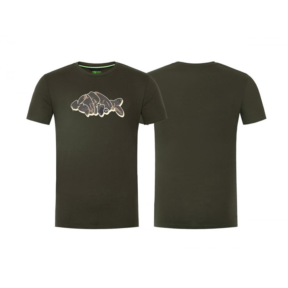 OUTLINE TEE DARK OLIVE XL (KCL740) 