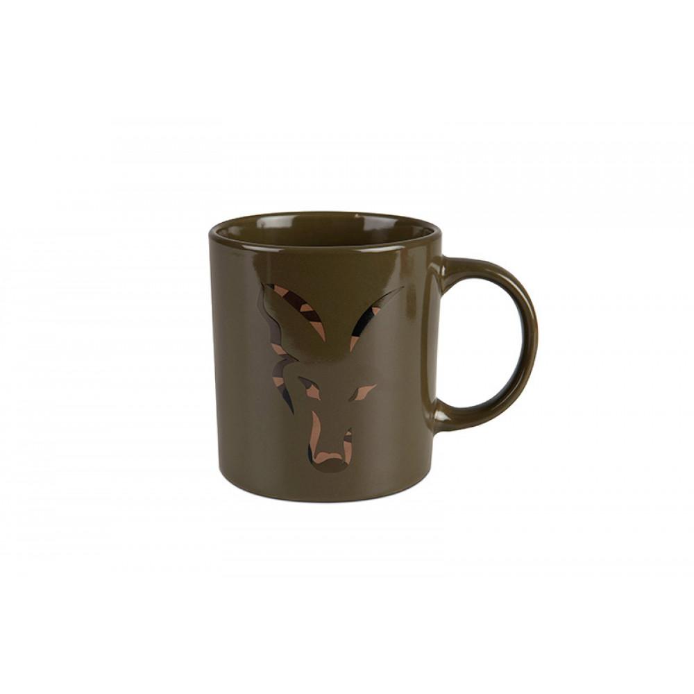 Fox Green and Camo Head Ceramic Mug (CCW025) 