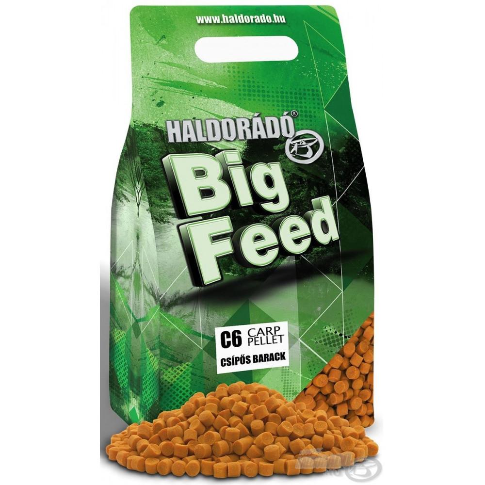 HALDORADO BIG FEED - C6 PELLET 6mm - SPICY PEACH 2kg 