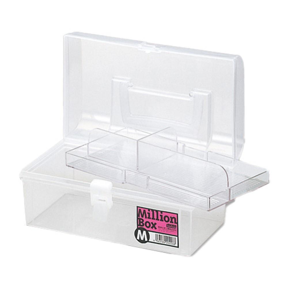 PLASTIC BOX MILLION M Clear 