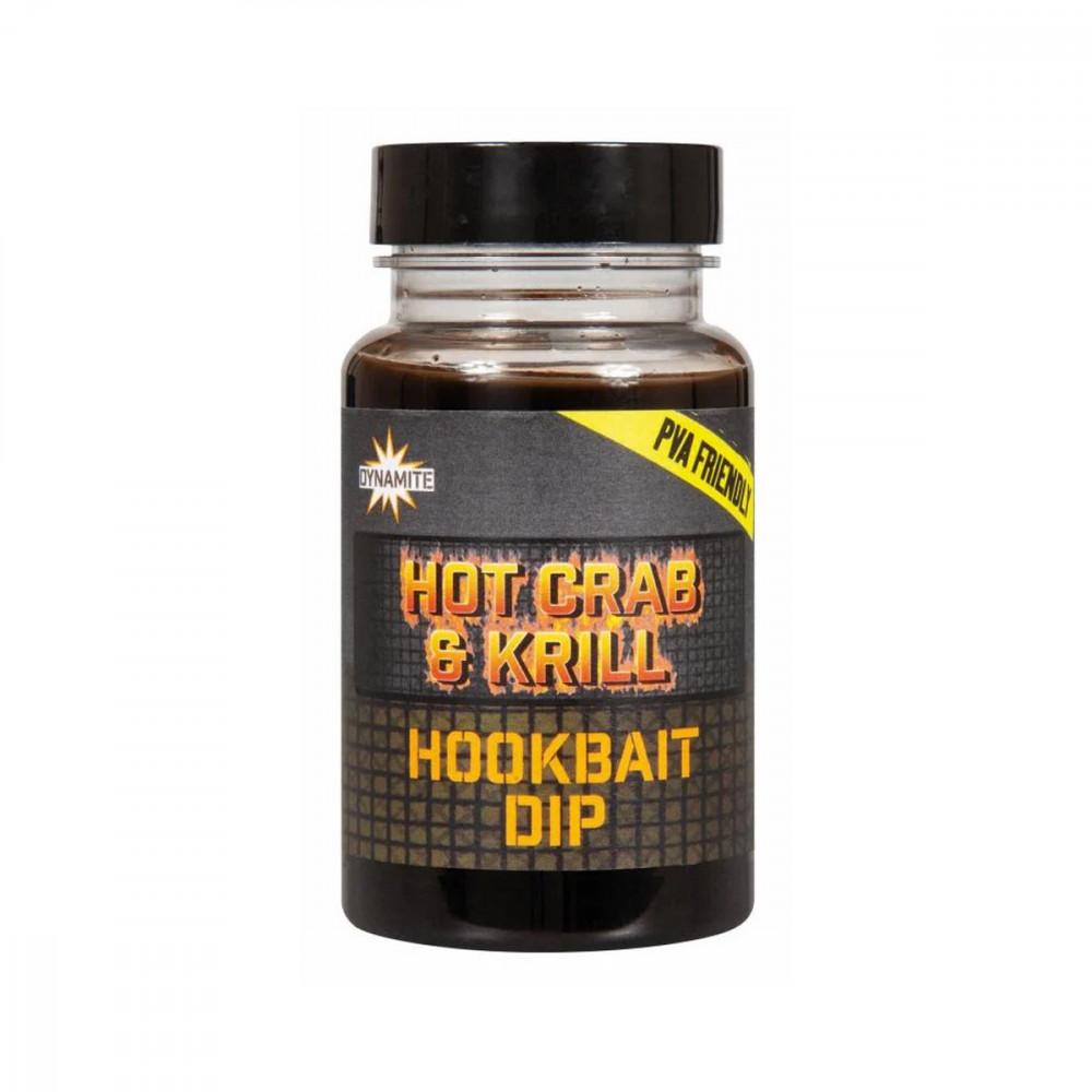 DYNAMITE BAITS Hot Crab & Krill Dip, 100ml (DY1694) 