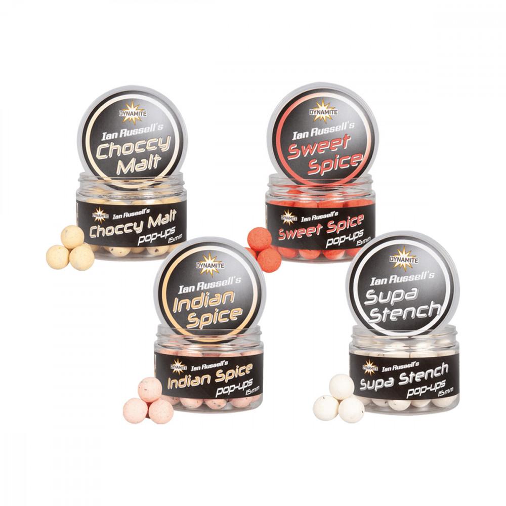 DYNAMITE BAITS Ir Choccy Malt Pop Ups, 15mm (DY1811) 
