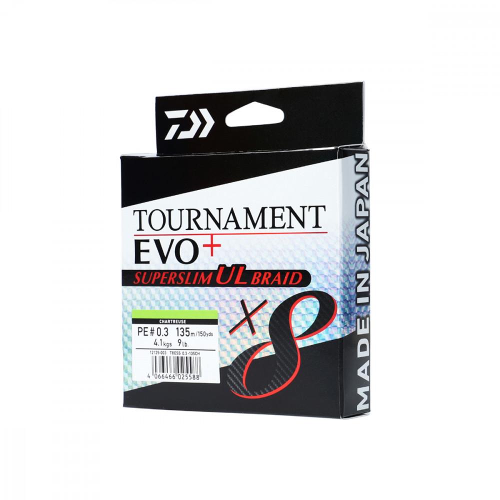 TOURNAMENT X8 EVO+ SUPER SLIM UL Braid PE 0.5 -135m CH (12125-005) 