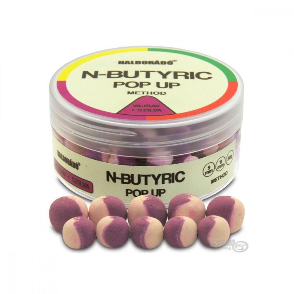 HALDORADO N-Butyric Pop Up Method - Vajsav + Sljiva 30g / 9, 11mm 