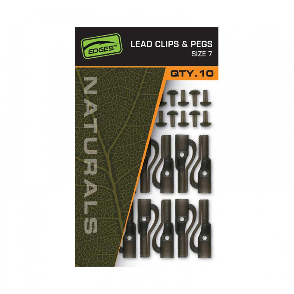 Naturals Size 7 Lead Clips & pegs (CAC829) 