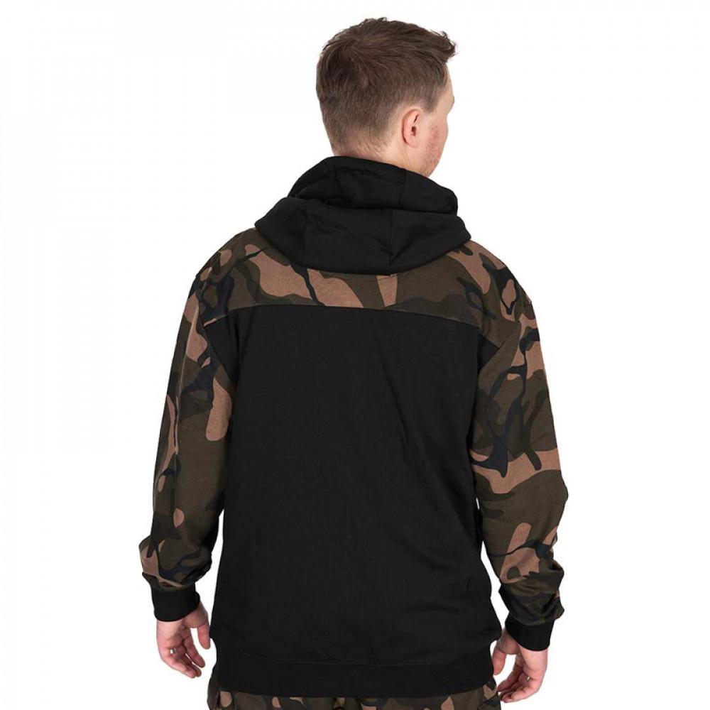 LW BLack / Camo Split Zip Hoody LGE (CFX293) 