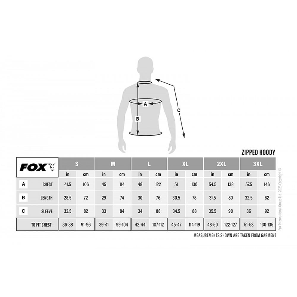 LW BLack / Camo Split Zip Hoody LGE (CFX293) 