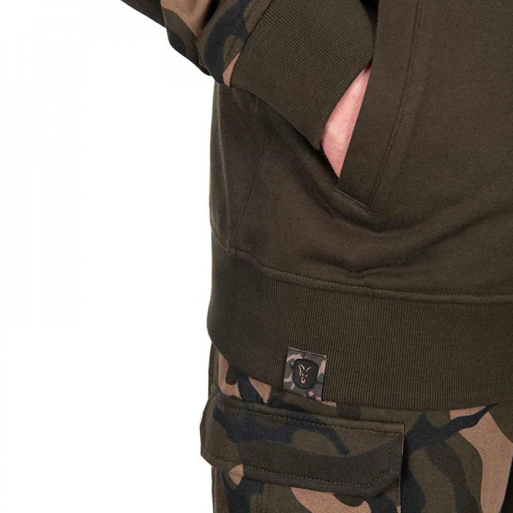 LW Khaki / Camo Split Zip Hoody LARGE (CFX299) 