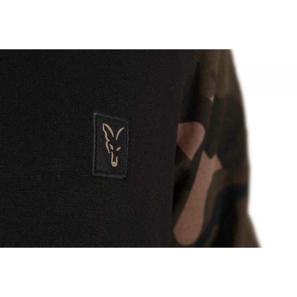 LW Black / Camo qtr zip LARGE (CFX353) 