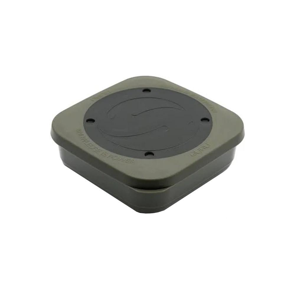 GURU BAIT BOX SOLID LID 2.2 PINT GREEN (GBB002) 