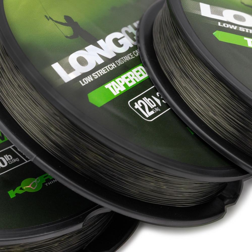 LONGCHUCK TAPERED MAINLINE GREEN 10-30lb/0.27-0.47mm (KDCM12) 