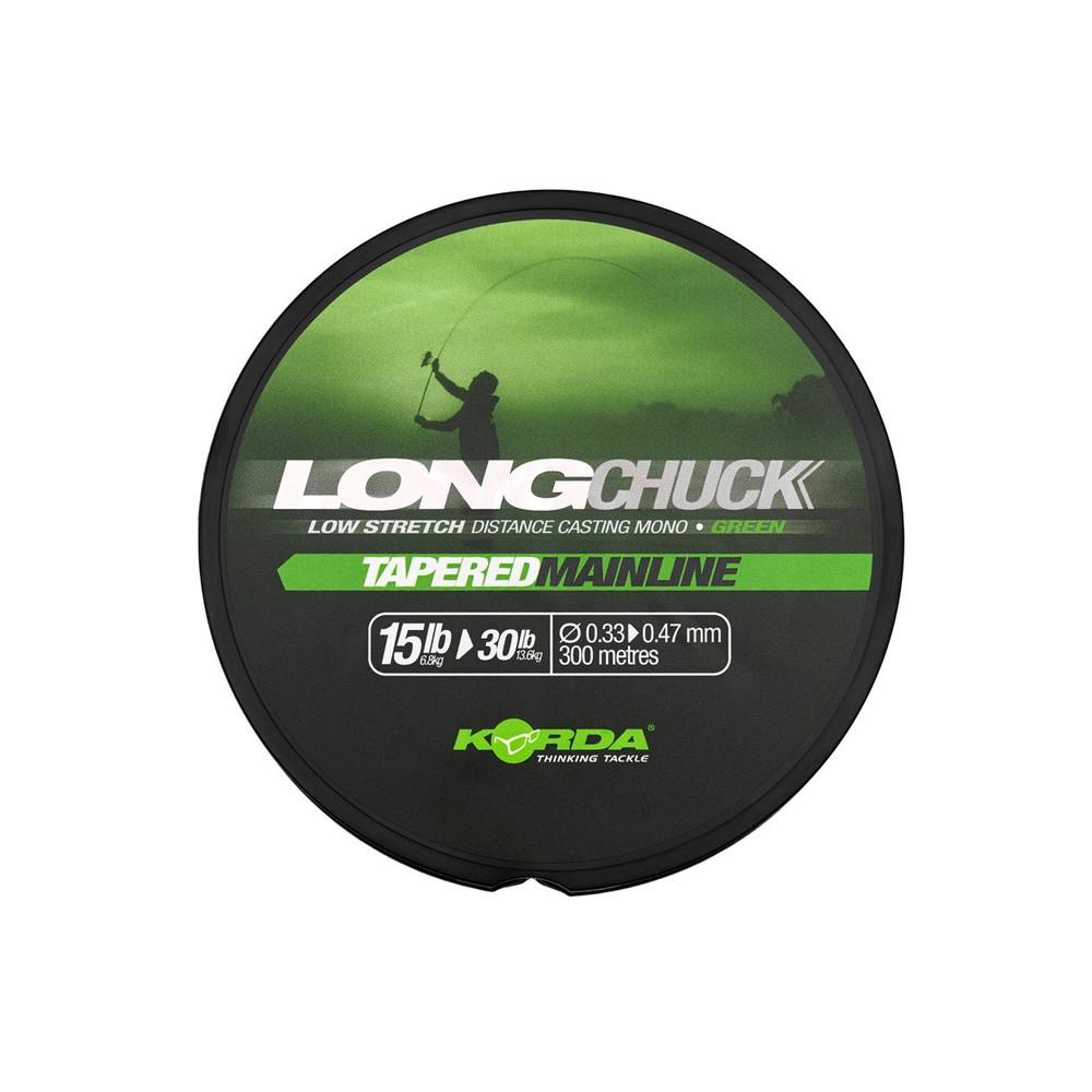 LONGCHUCK TAPERED MAINLINE GREEN 10-30lb/0.27-0.47mm (KDCM12) 
