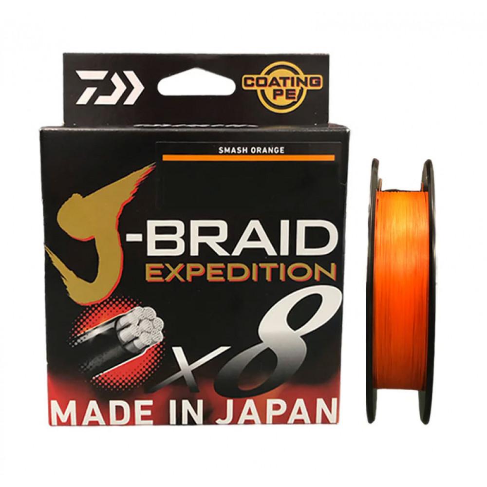 J-BRAID EXPED. X8E 0.10mm-150m smash orange (12550-010) 