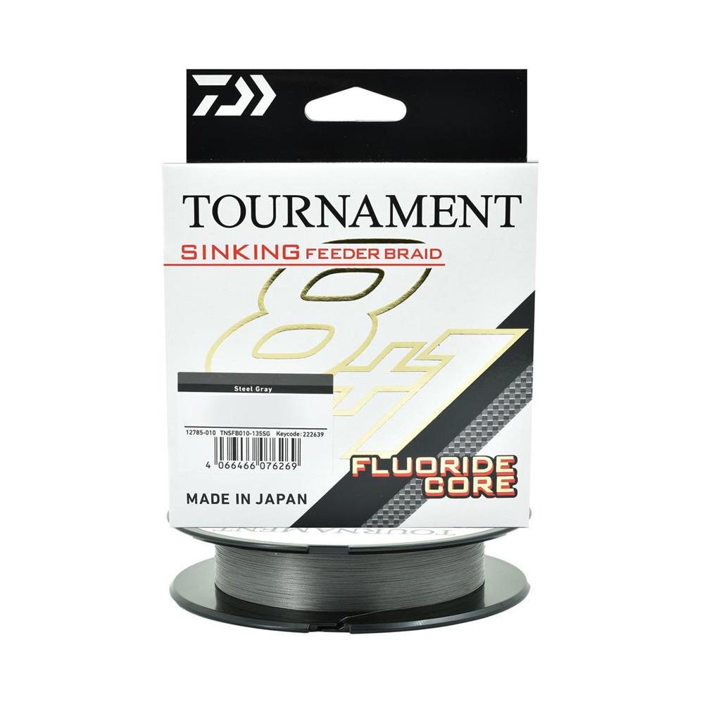 TOURNAMENT FEEDER BRAID SINK. 8+1 0.08mm 135m GRAY (12785-008) 