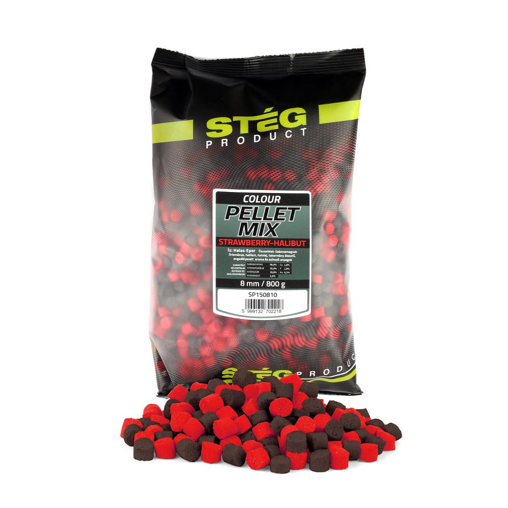 Pellet Mix 800g 8mm Strawberry-Halibut (SP150810) 