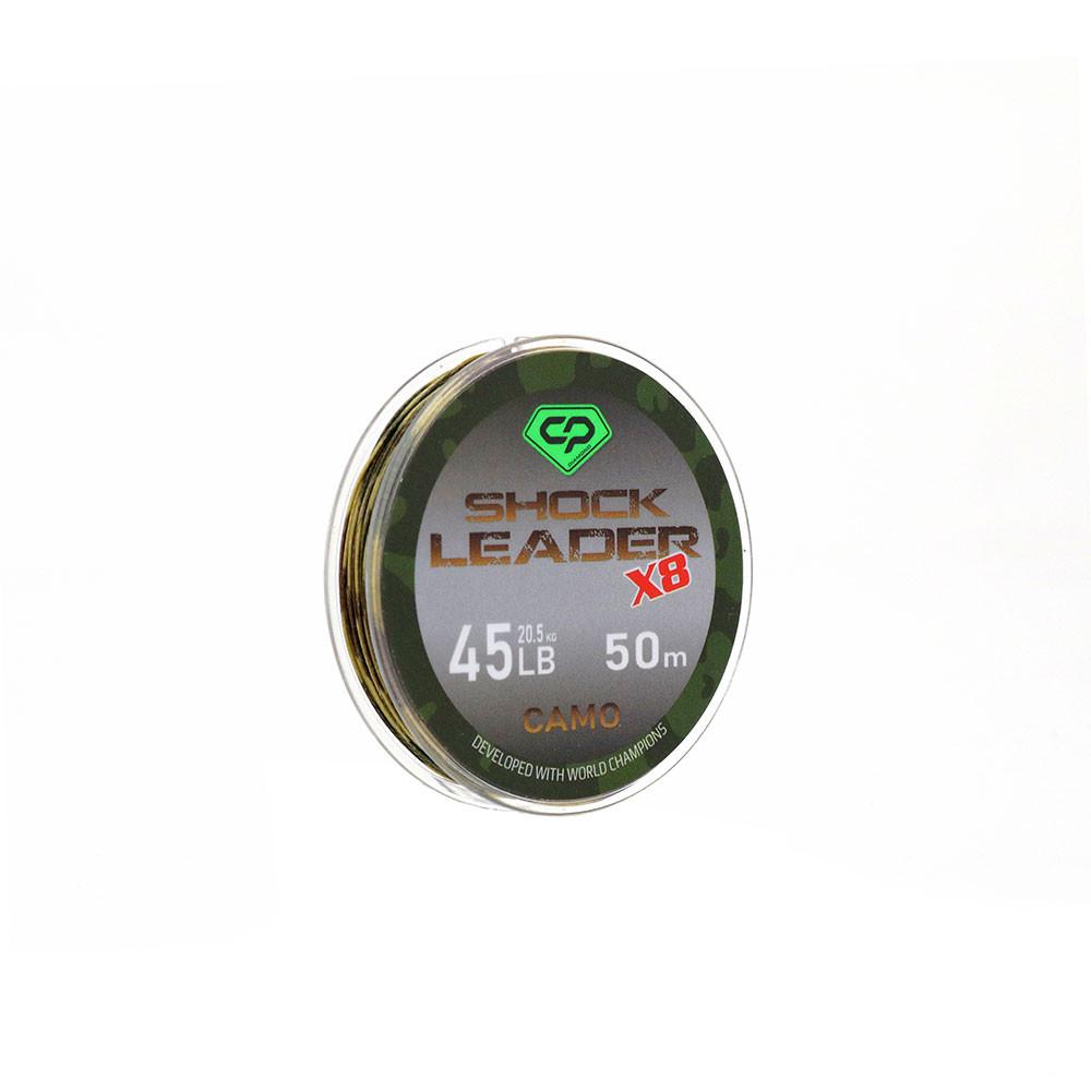 DIAMOND SHOCK LEADER CAMO 50m 45lb (CP45-8-50) 
