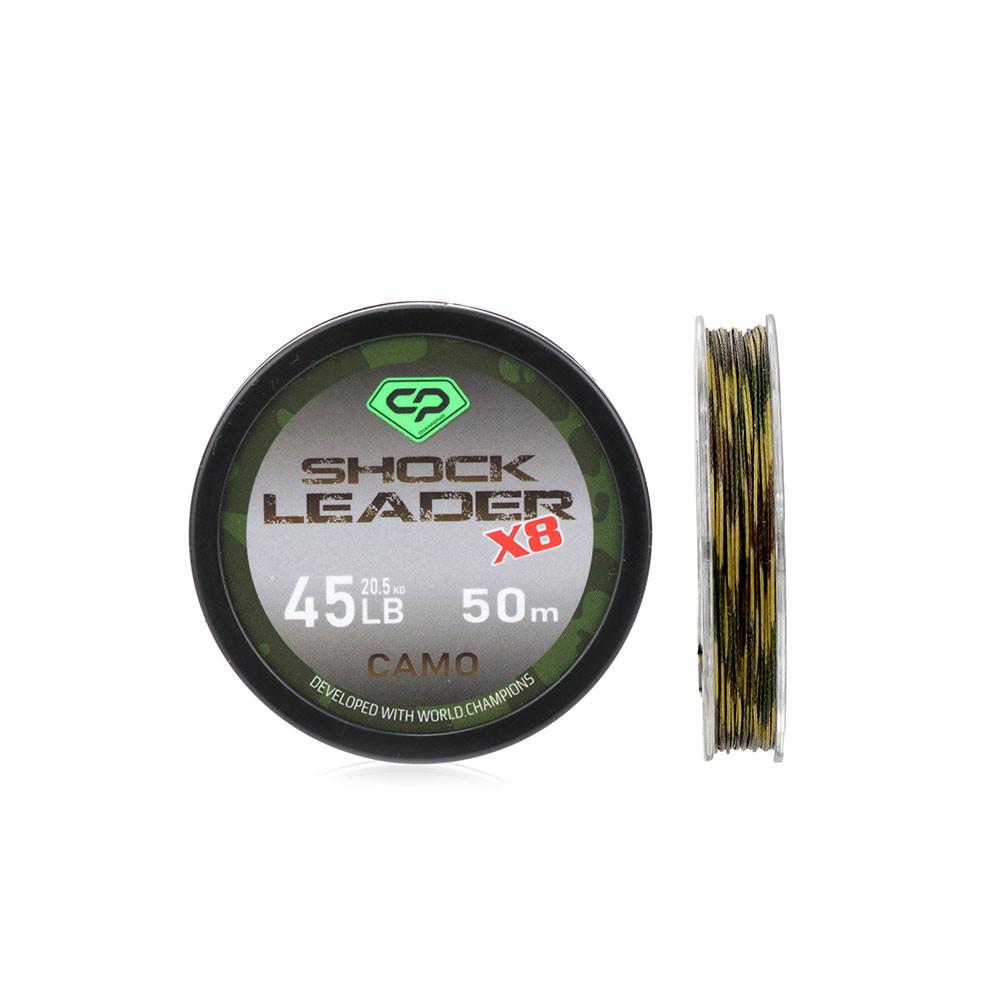 DIAMOND SHOCK LEADER CAMO 50m 45lb (CP45-8-50) 