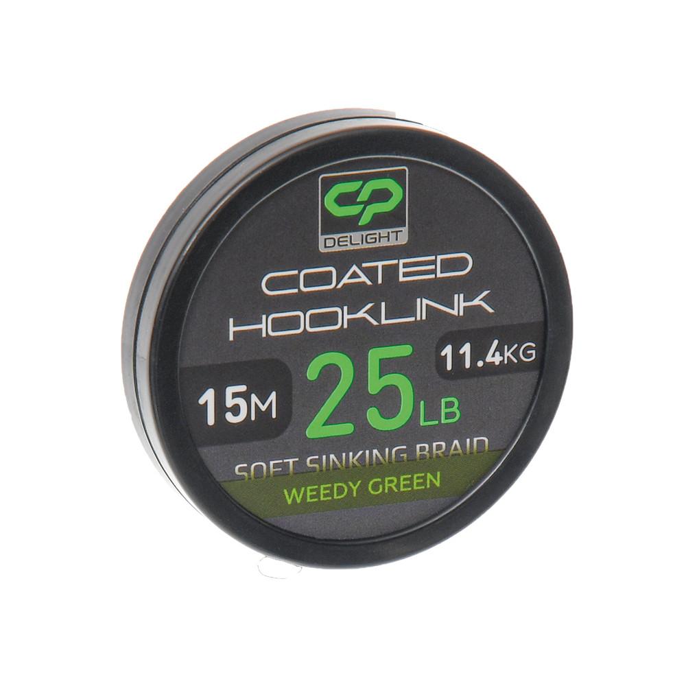 DELIGTH HOOK LINK COATED WEEDY GREEN SINKING 25lb (CP4610-025) 