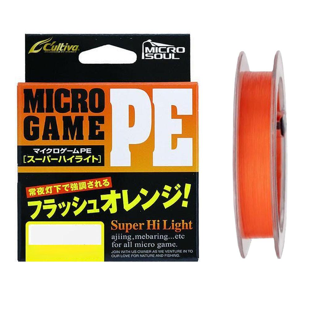 MICRO GAME PE 4X 66107 150m 0.095mm FLASH ORANGE 