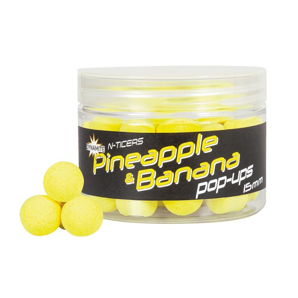 DYNAMITE BAITS N-ticers Pineap&bana Pop-up 15mm (DY1847) 