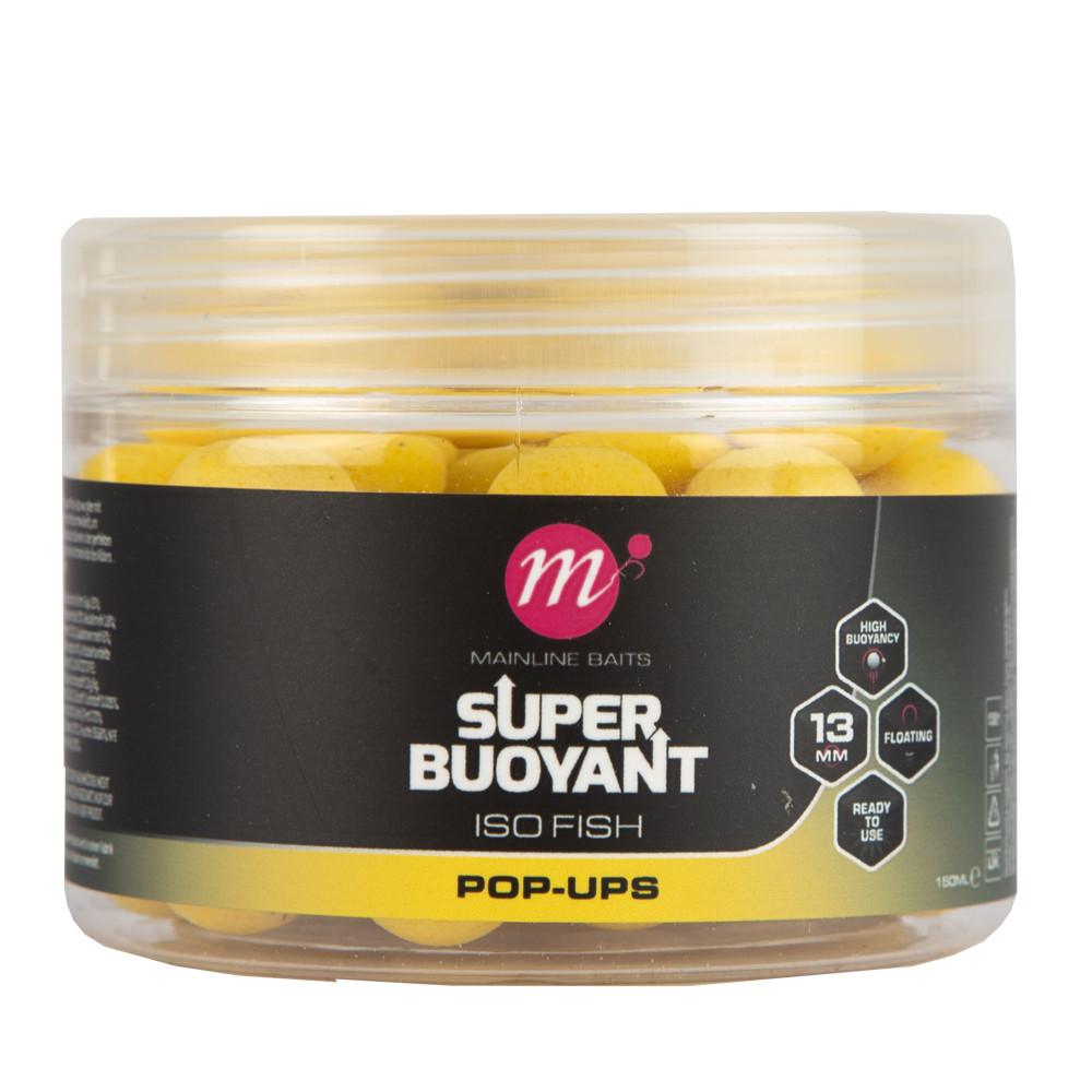ISO FISH SUPER BUOYANT POP-UPS - 13mm - YELLOW (M21091) 