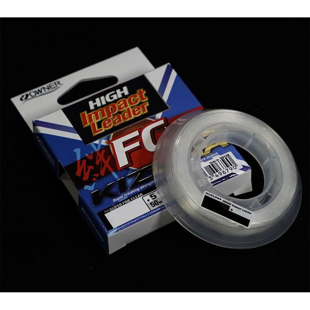 KIZUNA H.I LEADER FLUOROCARBON MONO 56128 50m 0.470mm FINE CLEAR 