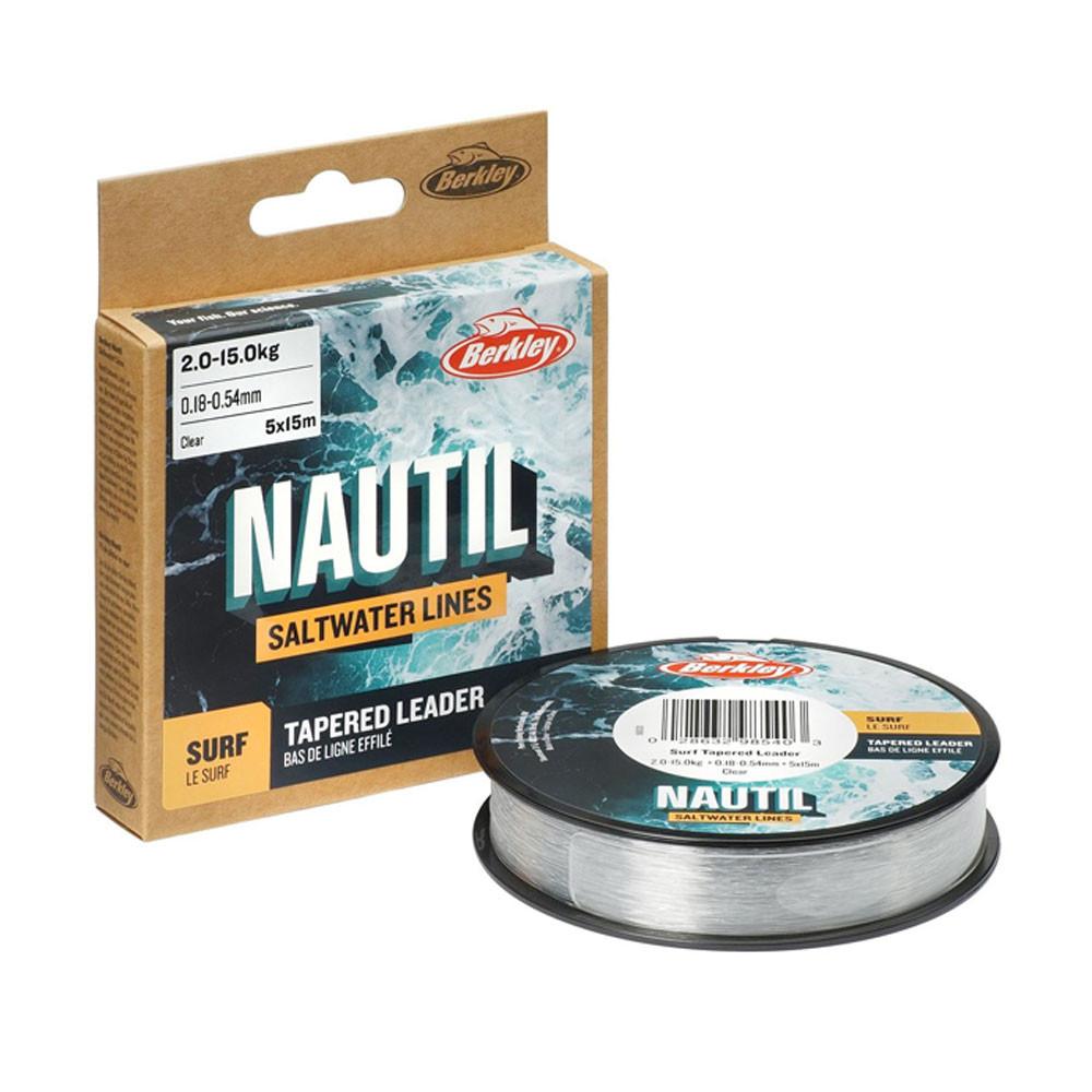 NAUTIL TAPERED LEADER 5x15m 0.28-0.57mm Clear (1560538) 