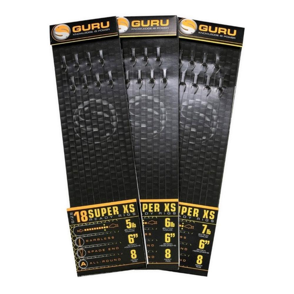 GURU SUPER XS SPADE POLE RIGS 6 INCH SIZE 14 (0.19mm) (GRR280) 