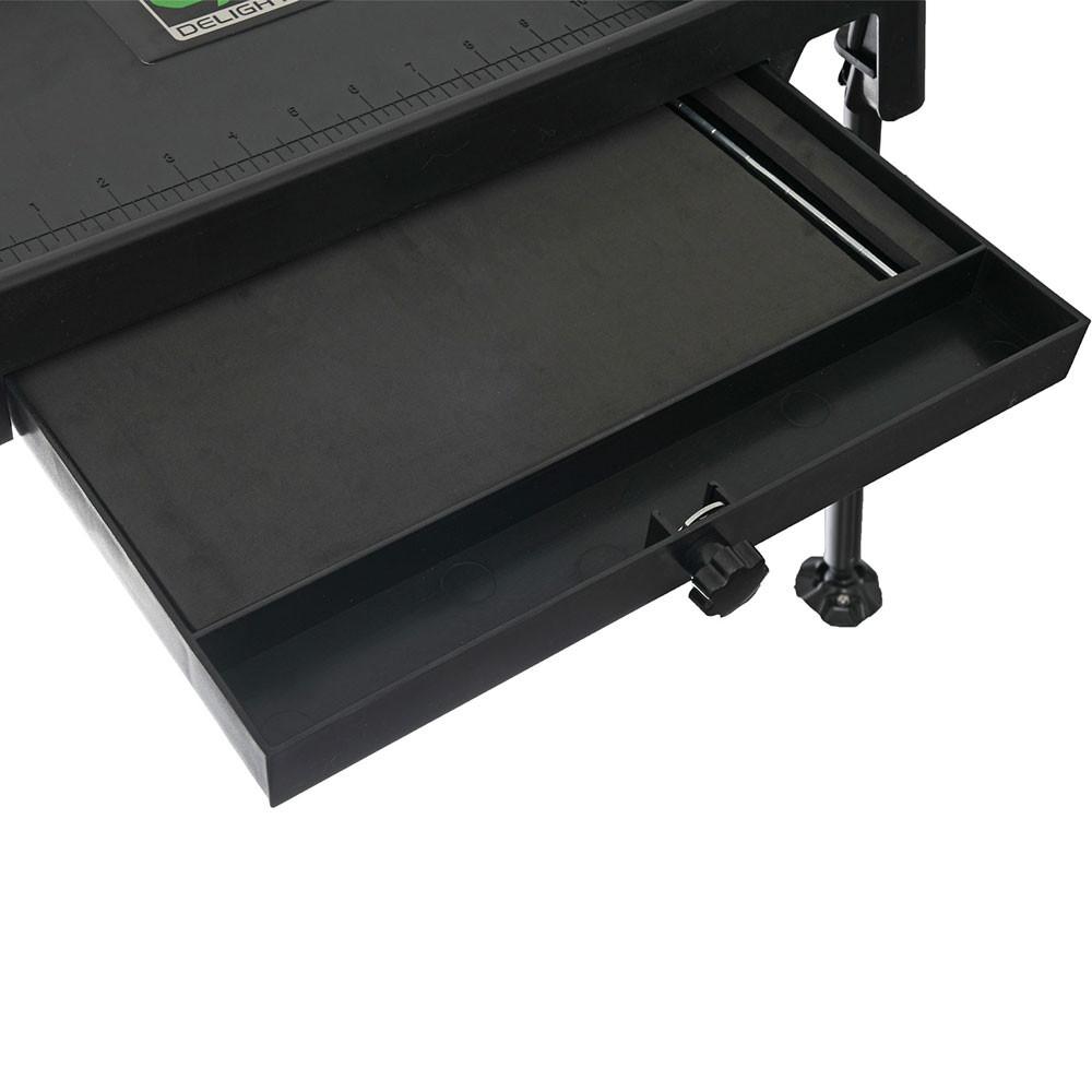 DELIGHT CARP BIVVY TABLE WITH RIG BOX BLACK (CPRP07BT) 