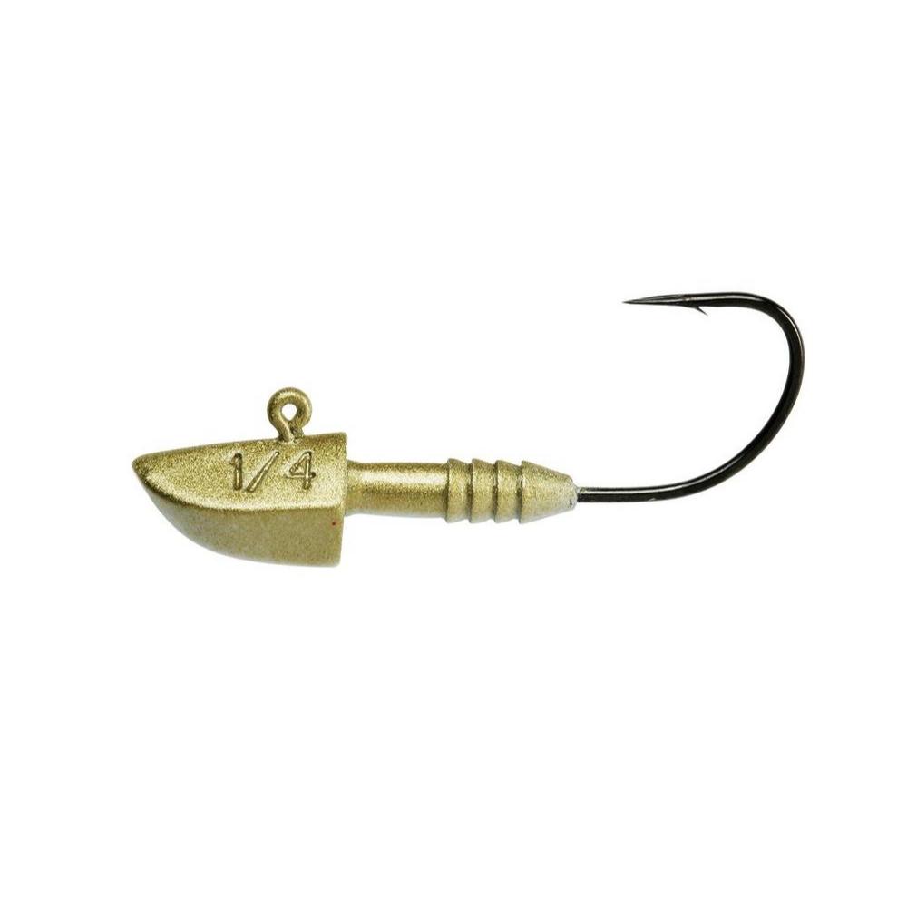 POWER JIG DEEP #3/0 1/4oz (7g) JIG HEAD BRONZE/GOLD (1132347) 